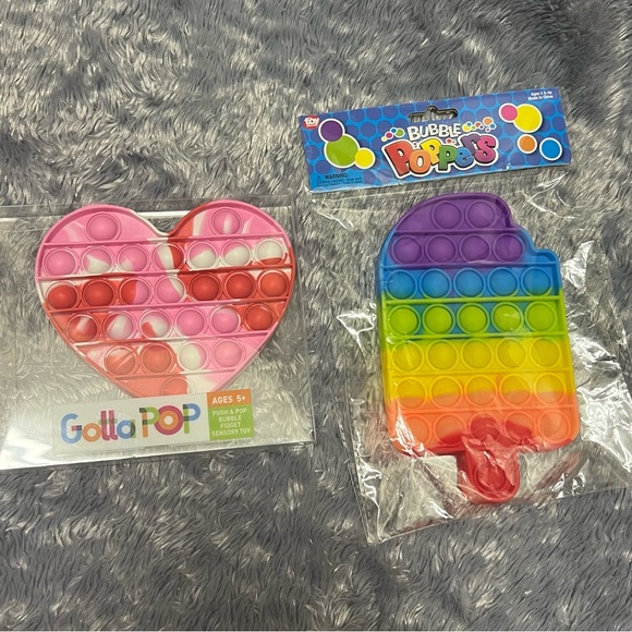 Fidget Popper Popsicle & Heart - Picture 9 of 11